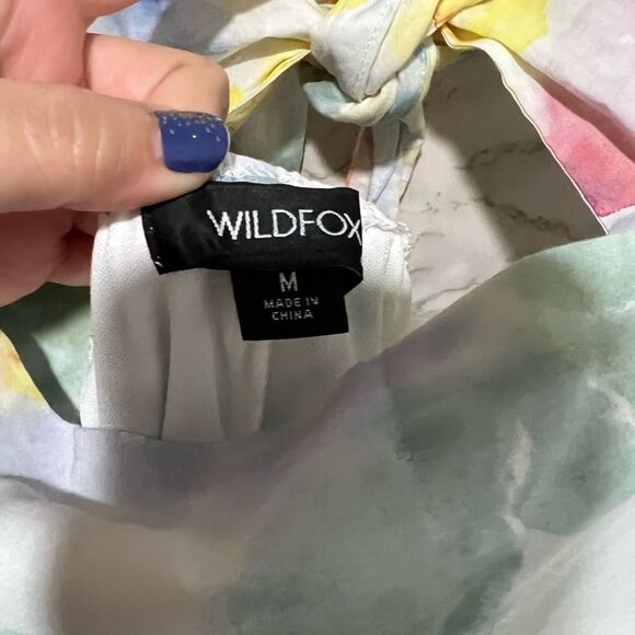 WildFox Back Cutout Midi Dress Size M - Picture 3 of 7